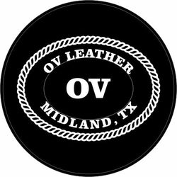 O V leather logo