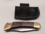 Buck 110 Knife Shark Skin Side Draw Sheath- Black