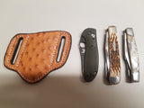 ostrich skin knife sheath