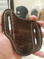 hippopotamus skin knife sheath