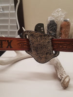 Giraffe Skin knife sheath