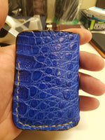 Caiman Hornback Skin Front pocket wallet