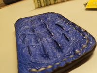 Caiman Hornback Skin Front pocket wallet