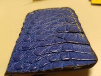 Caiman Hornback Skin Front pocket wallet