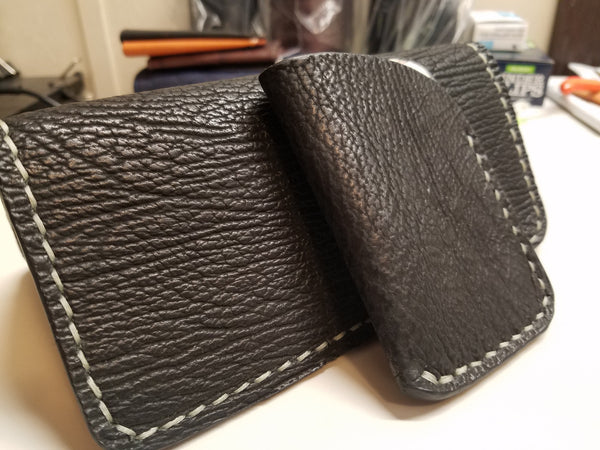 Shark Skin Long Wallet Combo