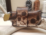Buck 110 Knife Snake Skin side draw sheath