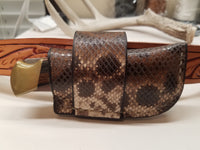 Buck 110 Knife Snake Skin side draw sheath