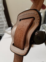 Shark skin brown knife sheath
