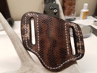 karung snake skin knife sheath