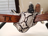Python Snake Skin Large Sheath