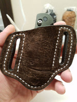 hippopotamus skin knife sheath