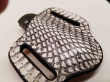 Cobra Snake Skin Small Sheath