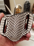 Cobra Snake Skin Small Sheath