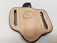 Cobra Snake Skin Small Sheath-Hand painted Multicolor