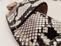 Buck 110 Knife Python Skin Side Draw Sheath