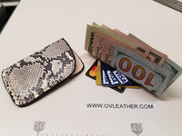 Python Snake Minimalist Front Pocket Wallet