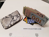 Python Snake Minimalist Front Pocket Wallet