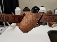 Beaver Tail Skin Large Knife Sheath
