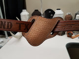 Beaver Tail Skin Large Knife Sheath