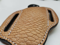 Beaver Tail Skin Large Knife Sheath
