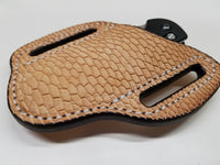 Beaver Tail Skin Large Knife Sheath