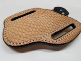 Beaver Tail Skin Large Knife Sheath