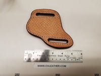 Beaver Tail Skin Large Knife Sheath