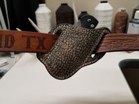 Giraffe Skin Large Knife Sheath