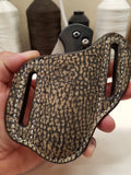 Giraffe Skin Large Knife Sheath