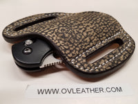 Giraffe Skin Large Knife Sheath