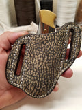 Giraffe Skin Large Knife Sheath