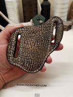 Giraffe Skin Large Knife Sheath