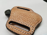 Beaver Tail Skin Small Knife Sheath