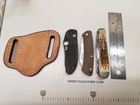 Beaver Tail Skin Small Knife Sheath