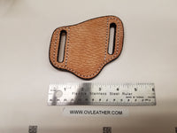 Beaver Tail Skin Small Knife Sheath
